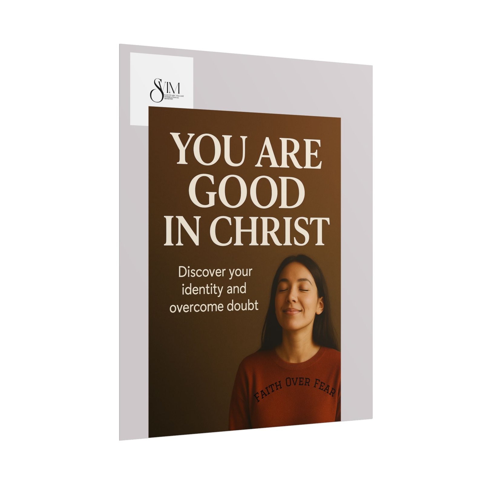 You Are Good in Christ Poster – Inspirational Christian Wall Art (Rolled) - Image 3