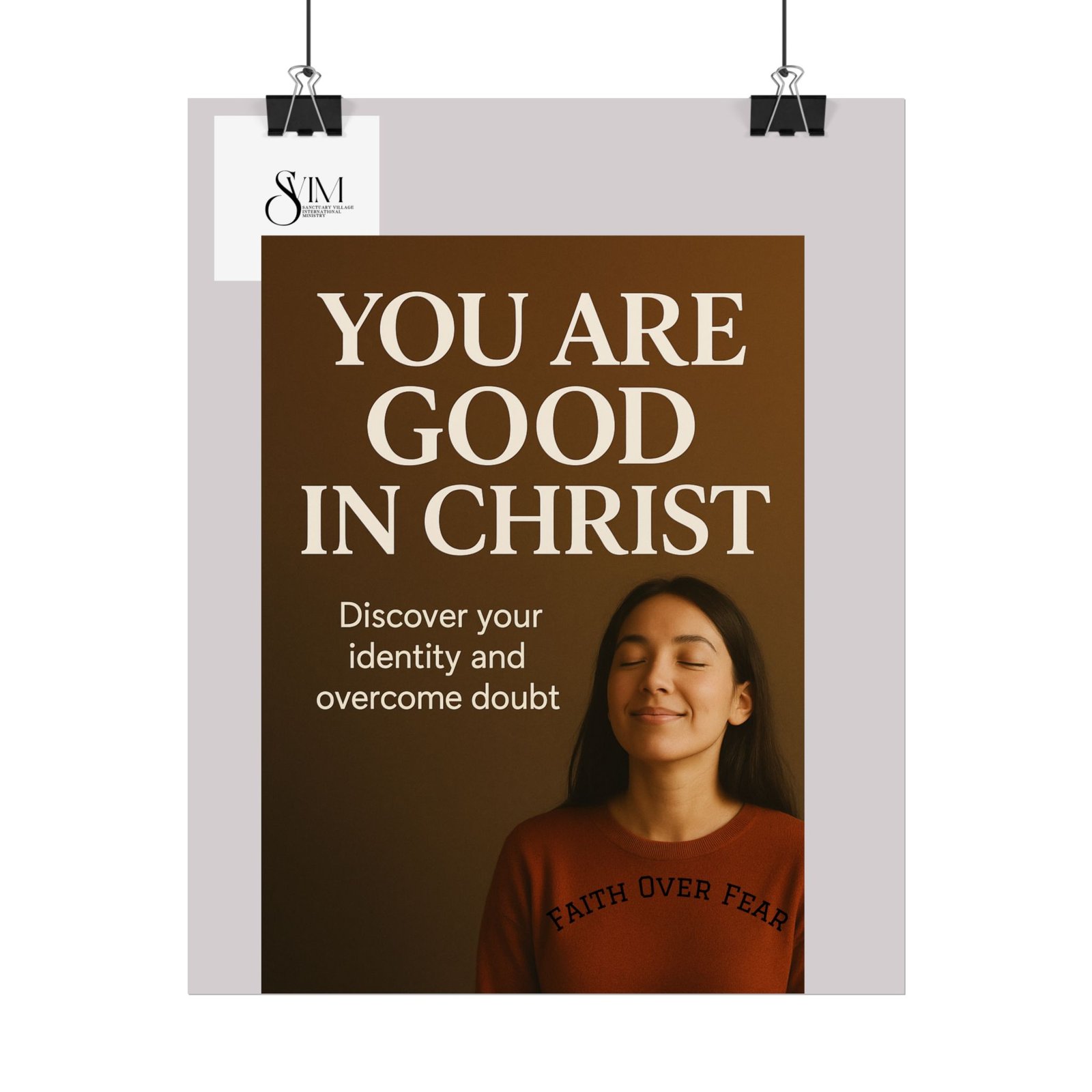You Are Good in Christ Poster – Inspirational Christian Wall Art (Rolled) - Image 6