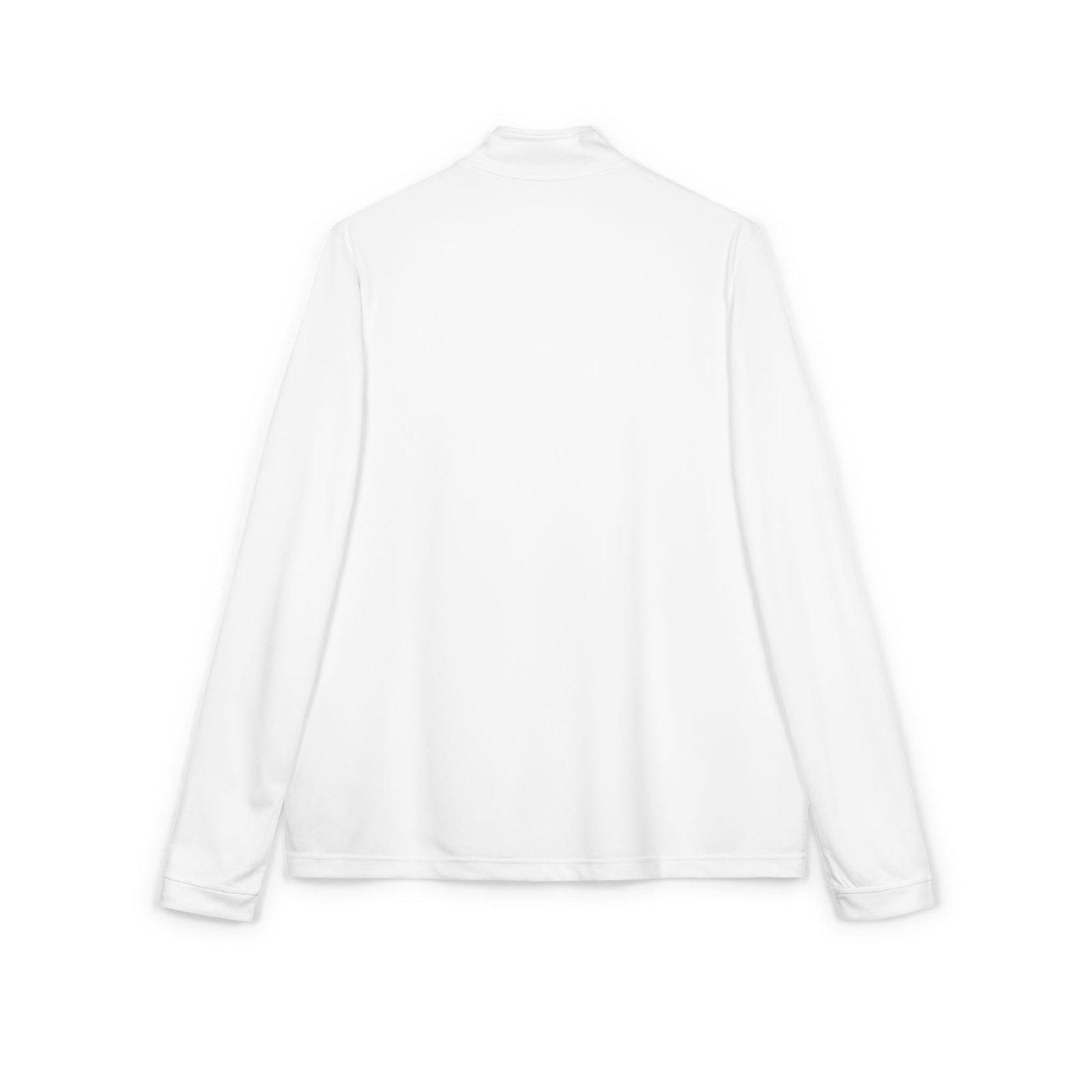 Embroidered Quarter-Zip Pullover — White adidas® Performance Top with Script Patch - Image 4