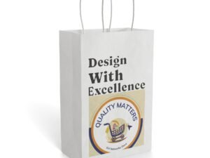 Quality Matters Paper Gift Bag — Branded Shopping Gift Bag