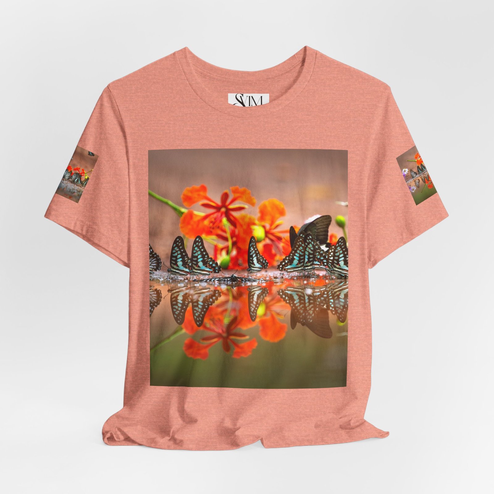 Butterfly Reflection & Open Road Graphic Tee — Nature Photography Short Sleeve Shirt - Image 12