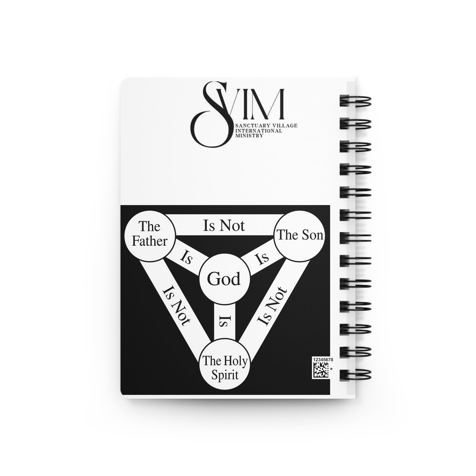 Spiral Bound Journal — Floral Psalm 20:4 Inspirational Notebook - Image 2