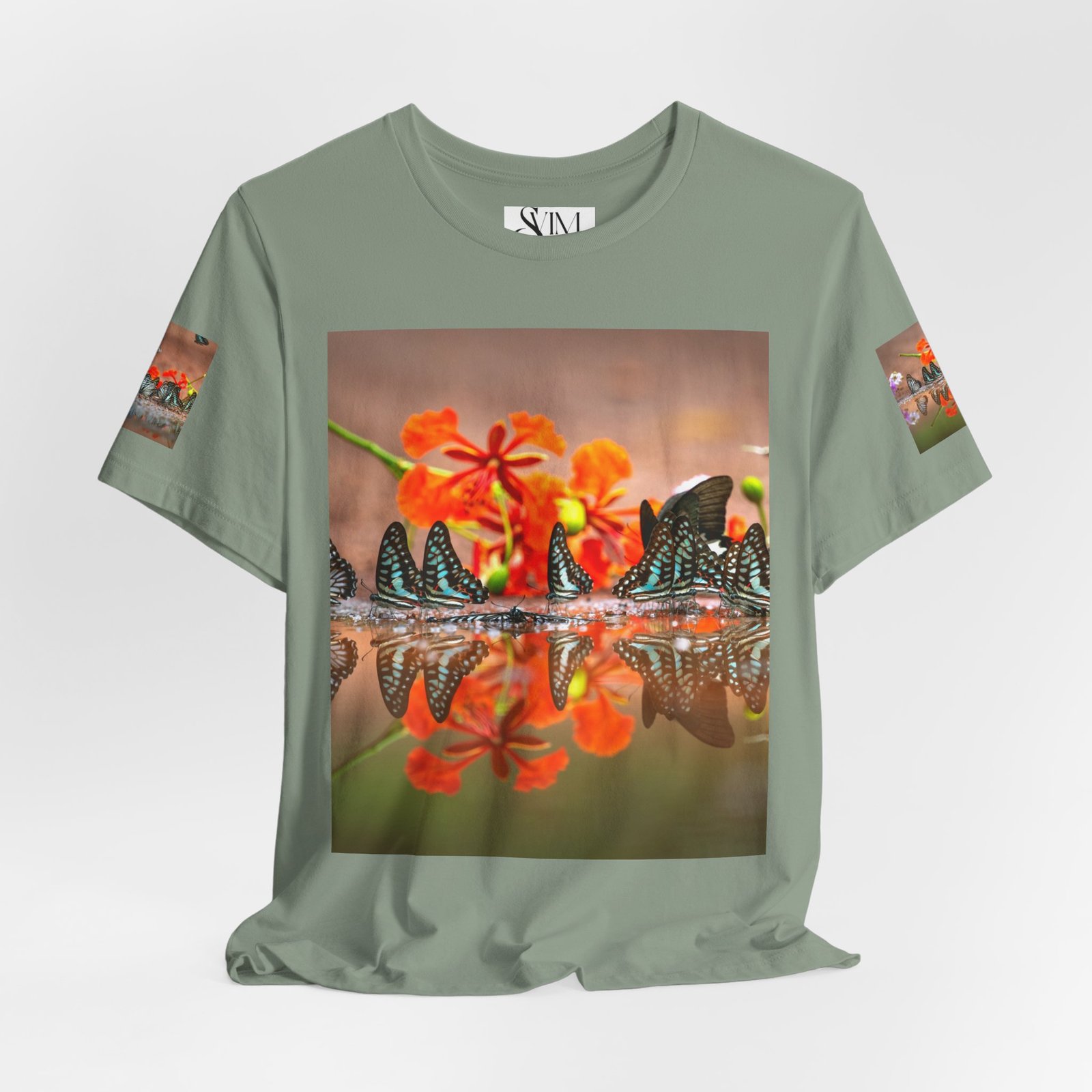 Butterfly Reflection & Open Road Graphic Tee — Nature Photography Short Sleeve Shirt - Image 20