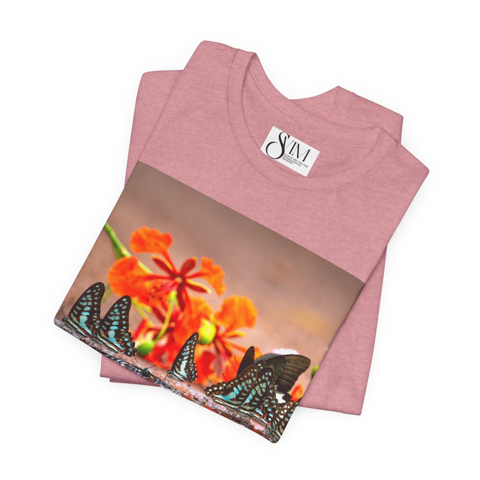 Butterfly Reflection & Open Road Graphic Tee — Nature Photography Short Sleeve Shirt - Image 39