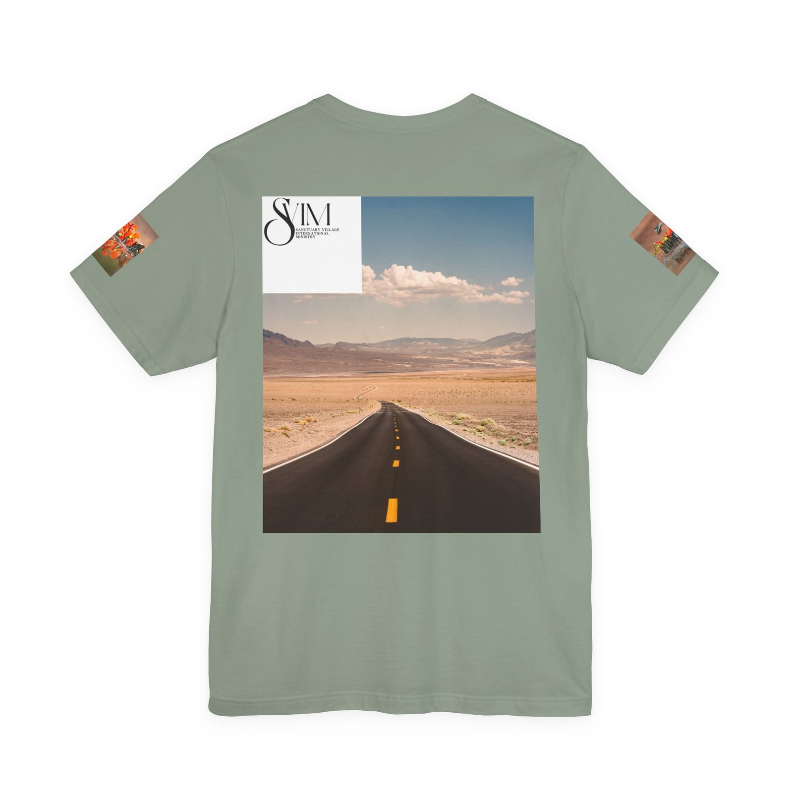 Butterfly Reflection & Open Road Graphic Tee — Nature Photography Short Sleeve Shirt - Image 18