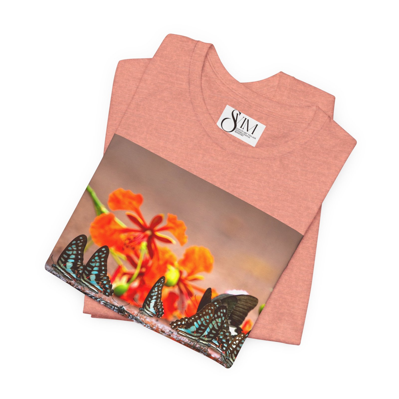 Butterfly Reflection & Open Road Graphic Tee — Nature Photography Short Sleeve Shirt - Image 11