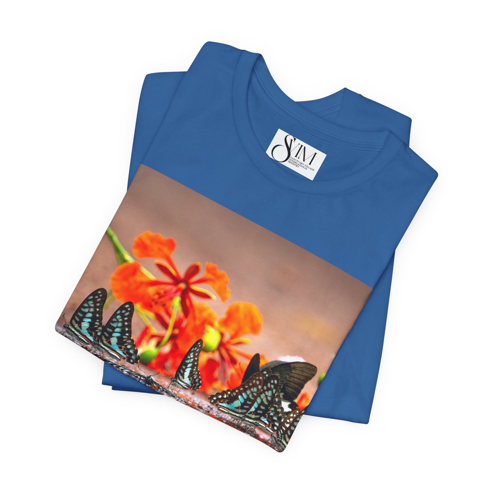 Butterfly Reflection & Open Road Graphic Tee — Nature Photography Short Sleeve Shirt - Image 31