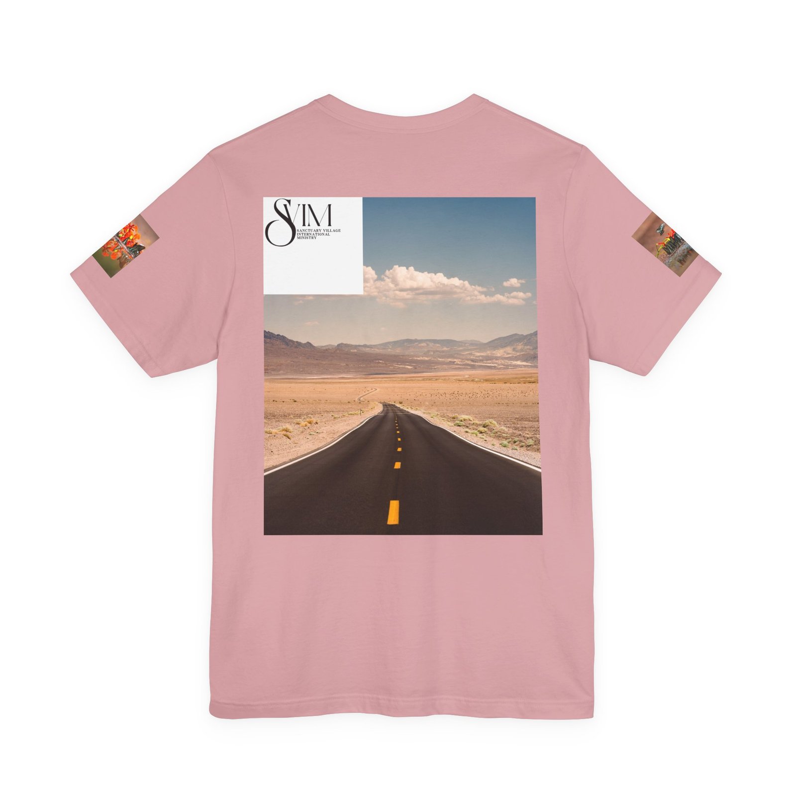 Butterfly Reflection & Open Road Graphic Tee — Nature Photography Short Sleeve Shirt - Image 46