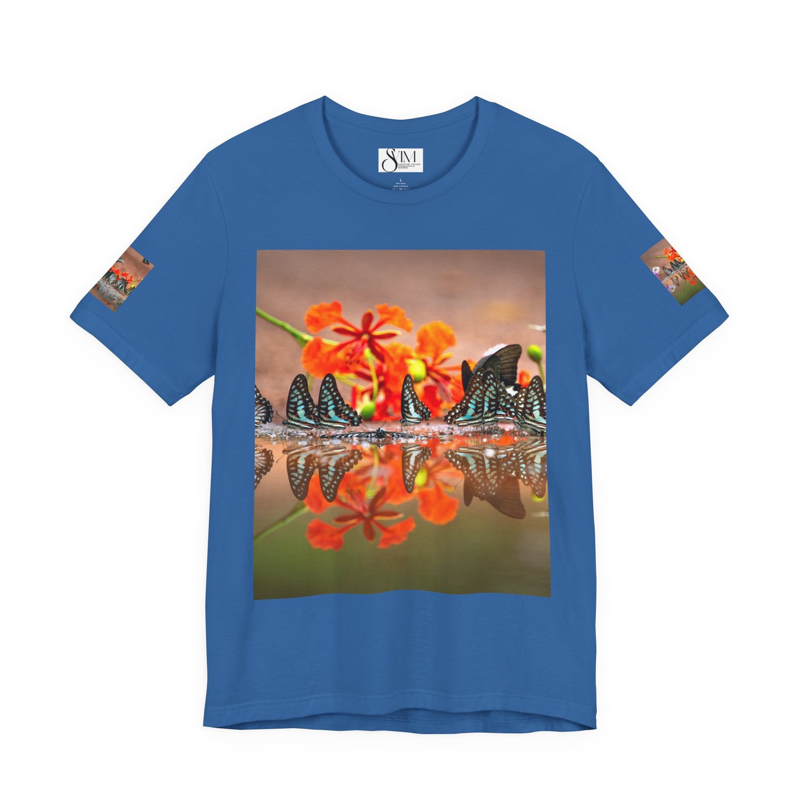 Butterfly Reflection & Open Road Graphic Tee — Nature Photography Short Sleeve Shirt - Image 29