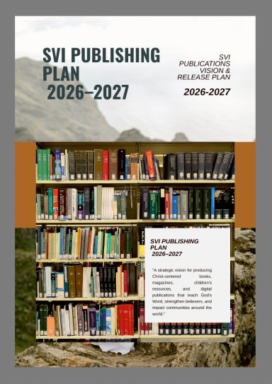 SVI Ministry Publishing Plan 2026–2027 Magazine
