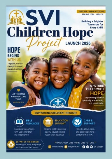 SVI Children's  Hope Magazine